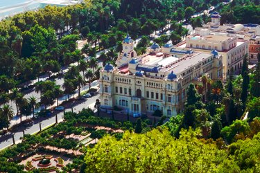 Giardino Botanico e Paseo del Parque di Malaga