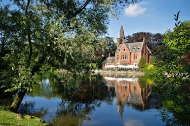 Il Lago Minnewater a Bruges