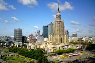 Il Palazzo della Cultura e della Scienza a Varsavia