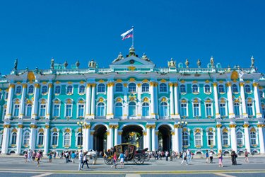 Il Palazzo d'Inverno a San Pietroburgo