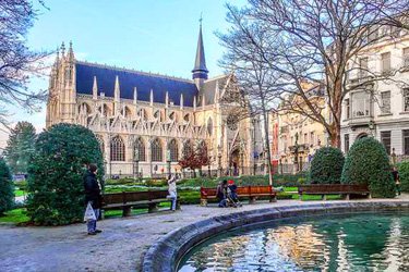 Quartiere du Sablon a Bruxelles