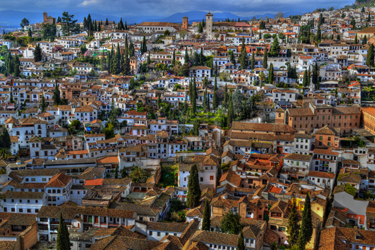 Il quartiere Albayzin di Granada