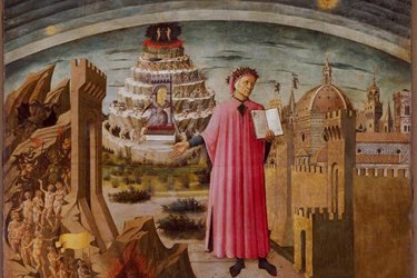 Dipinto raffigurante Dante di Domenico di Michelino