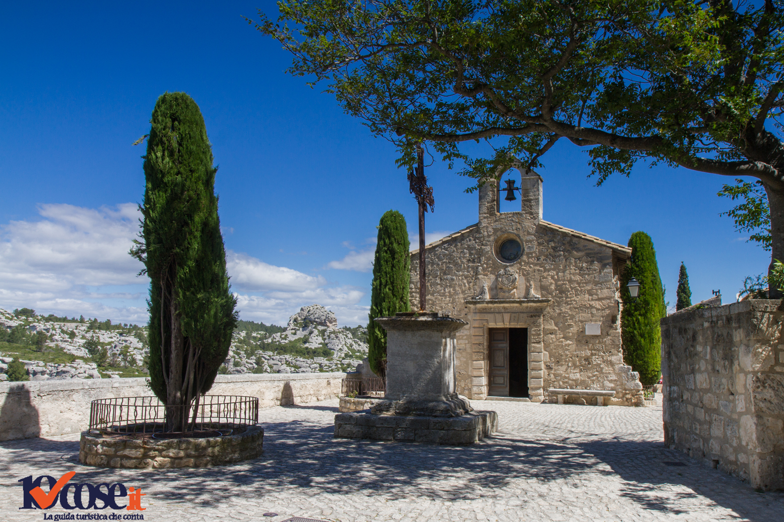 La chiesa dei Penitenti Bianchi a Les Baux-de-Provence