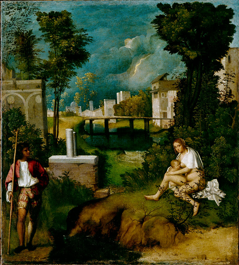 La tempesta di Giorgione alle Gallerie dell'Accademia