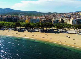 Sant Feliu de Guixols in Costa-Brava