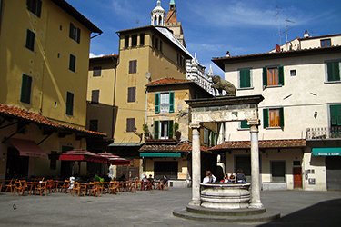 Piazza della Sala a Pistoia