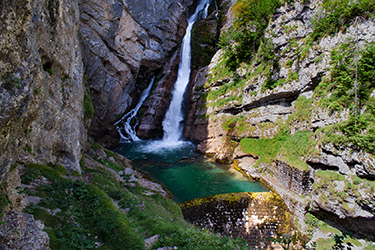 Le cascate di Savica e il lago di Bohinj