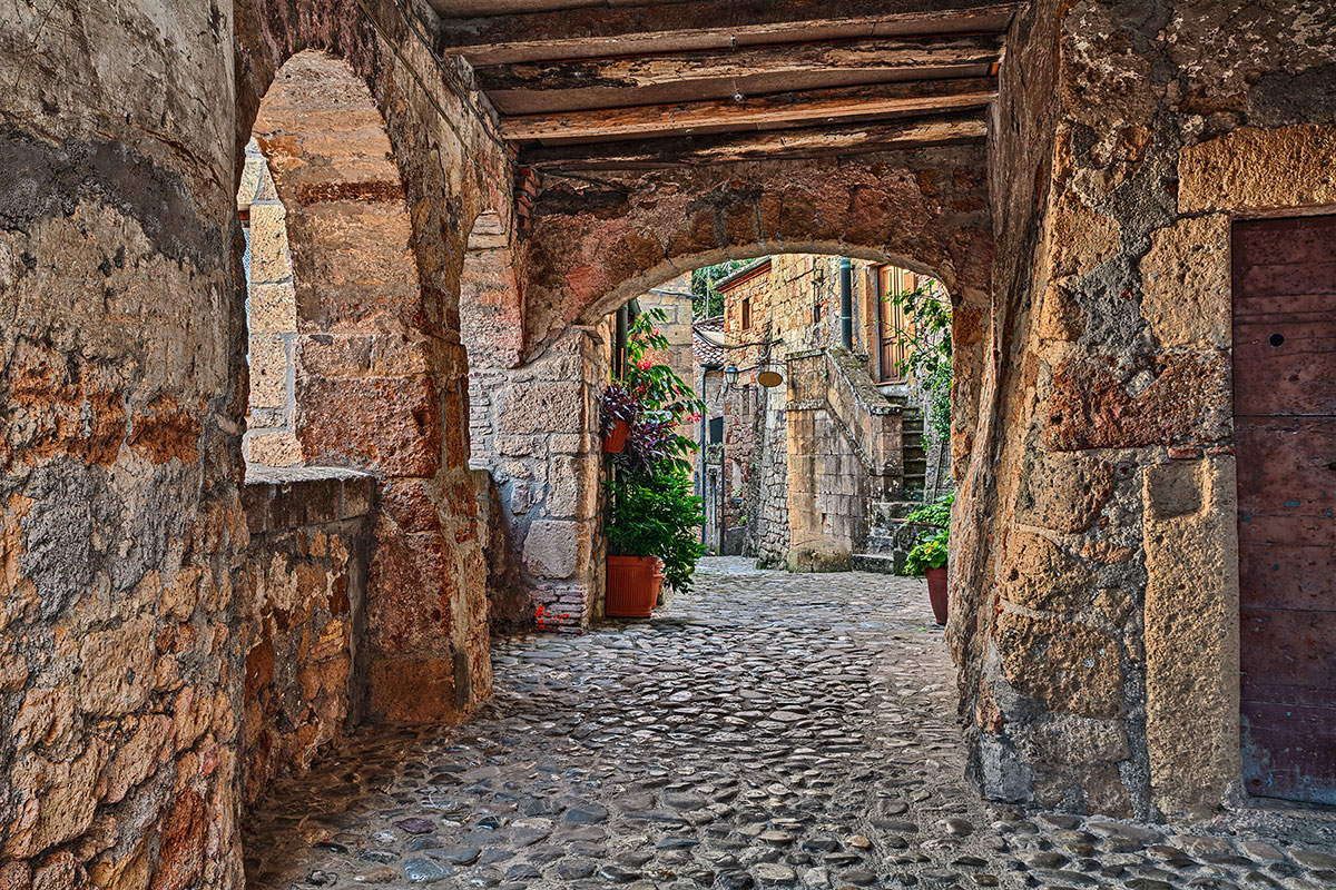 Il centro storico di Sorano