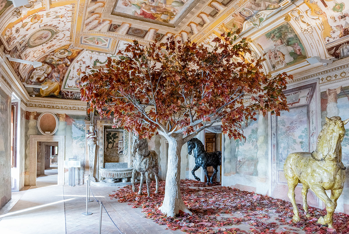 Interno di Villa d'Este a Tivoli