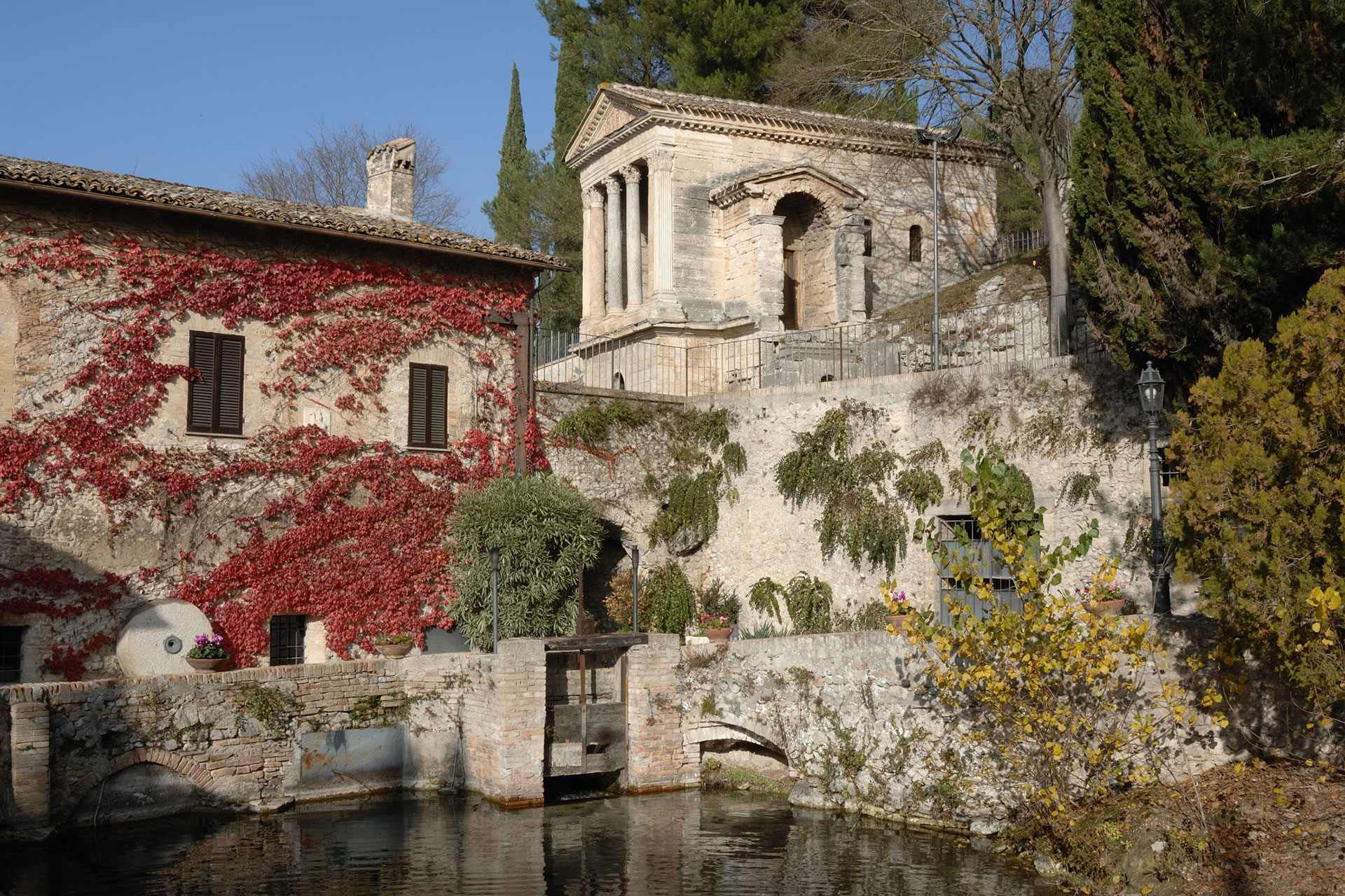 Il tempietto del Clitunno: Patrimonio Mondiale dell'Umanità